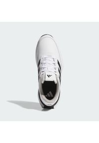 Adidas - Buty S2G Spikeless Leather 24 Golf. Kolor: biały, wielokolorowy, czarny, szary. Materiał: skóra. Szerokość cholewki: normalna. Sport: golf