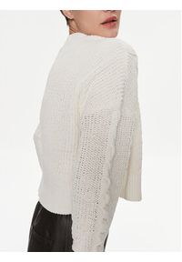 only - ONLY Sweter Malena 15309262 Biały Regular Fit. Kolor: biały. Materiał: syntetyk #6