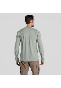CRAGHOPPERS - Longsleeve męskie Craghoppers NosiLife Abel LS T-Shirt. Kolor: zielony. Długość rękawa: długi rękaw