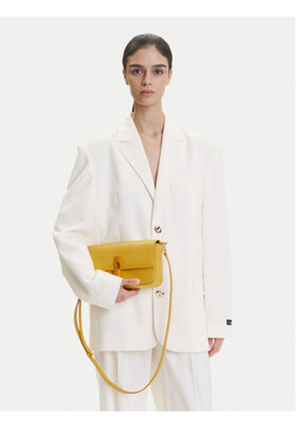 Furla Torebka Iride S WB01826 ARE000 CN HY000 Żółty. Kolor: żółty. Materiał: skórzane