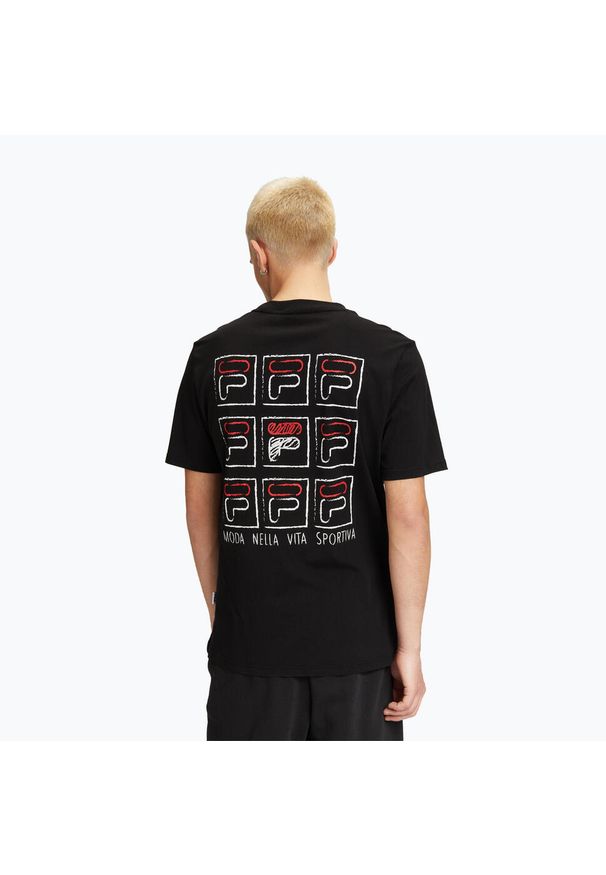 Fila - Koszulka męska FILA Luton Graphic. Kolor: czarny