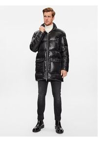 Karl Lagerfeld - KARL LAGERFELD Kurtka zimowa 455002 534513 Czarny Regular Fit. Typ kołnierza: dekolt w karo. Kolor: czarny. Materiał: syntetyk. Sezon: zima #7