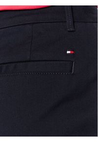 TOMMY HILFIGER - Tommy Hilfiger Spodnie materiałowe WW0WW35694 Granatowy Regular Fit. Kolor: niebieski. Materiał: materiał, bawełna #5