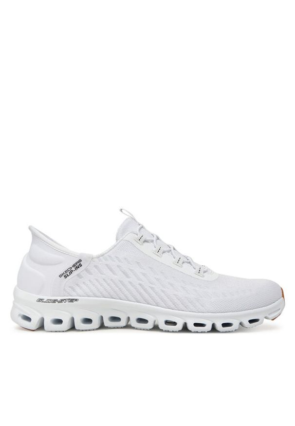 skechers - Skechers Sneakersy Glide-Step-Tranquility 104574/WBK Biały. Kolor: biały. Materiał: materiał