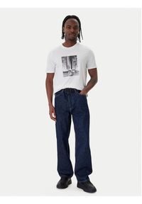 Hugo - HUGO T-Shirt Deyss 50553755 Biały Regular Fit. Kolor: biały. Materiał: bawełna #5