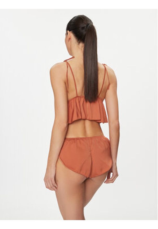 Bluebella Piżama Nicole 42109 Pomarańczowy Regular Fit. Kolor: pomarańczowy. Materiał: syntetyk