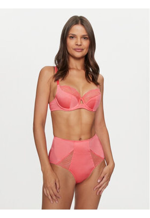 Chantelle Figi klasyczne z wysokim stanem Tattoo Love C22DC5 Różowy. Stan: podwyższony. Kolor: różowy. Materiał: syntetyk