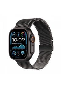 APPLE - Apple Watch Ultra 2 OLED 49 mm Cyfrowy 410 x 502 px Ekran dotykowy 4G Czarny Wi-Fi GPS. Rodzaj zegarka: cyfrowe. Kolor: czarny