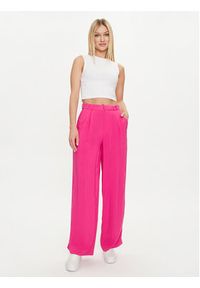 only - ONLY Spodnie materiałowe Nova 15306567 Różowy Wide Leg. Kolor: różowy. Materiał: wiskoza #5