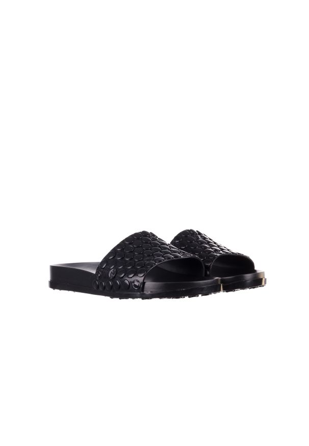 melissa - Klapki Melissa Polibolha Slide Ad Black, Czarny, Guma. Kolor: czarny. Materiał: tworzywo sztuczne. Sezon: lato