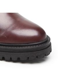 Geox Botki D Iridea D D26HRD 0436W C0044 Bordowy. Kolor: czerwony. Materiał: skóra