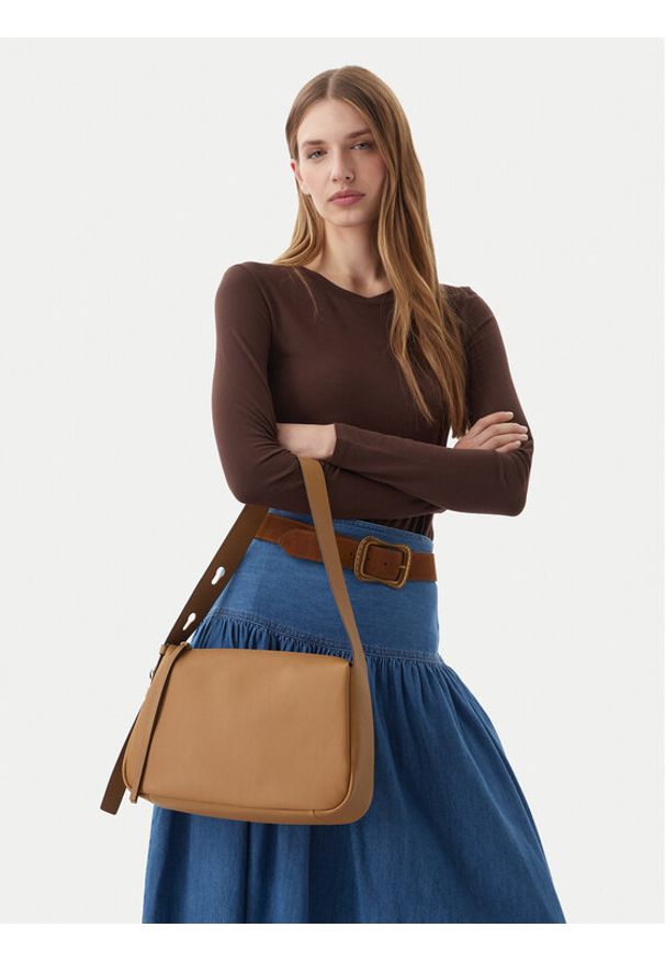 Tory Burch Torebka 177364 Brązowy. Kolor: brązowy. Materiał: skórzane