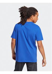 Adidas - adidas T-Shirt Essentials Single Jersey Big Logo T-Shirt IC9351 Niebieski Regular Fit. Kolor: niebieski. Materiał: bawełna, jersey #4