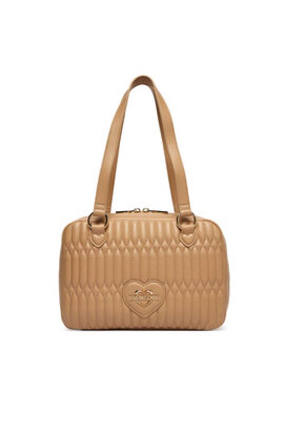 Love Moschino - LOVE MOSCHINO Torebka JC4034PP1OLJ0104 Beżowy. Kolor: beżowy. Materiał: skórzane