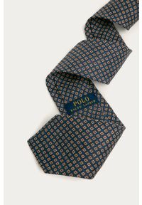 Polo Ralph Lauren - Krawat. Kolor: niebieski. Materiał: tkanina, len, materiał #2