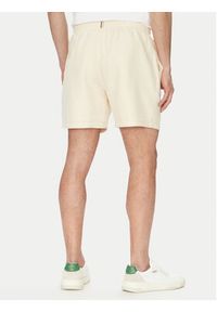 BOSS Szorty materiałowe 50540134 Écru Regular Fit. Materiał: bawełna