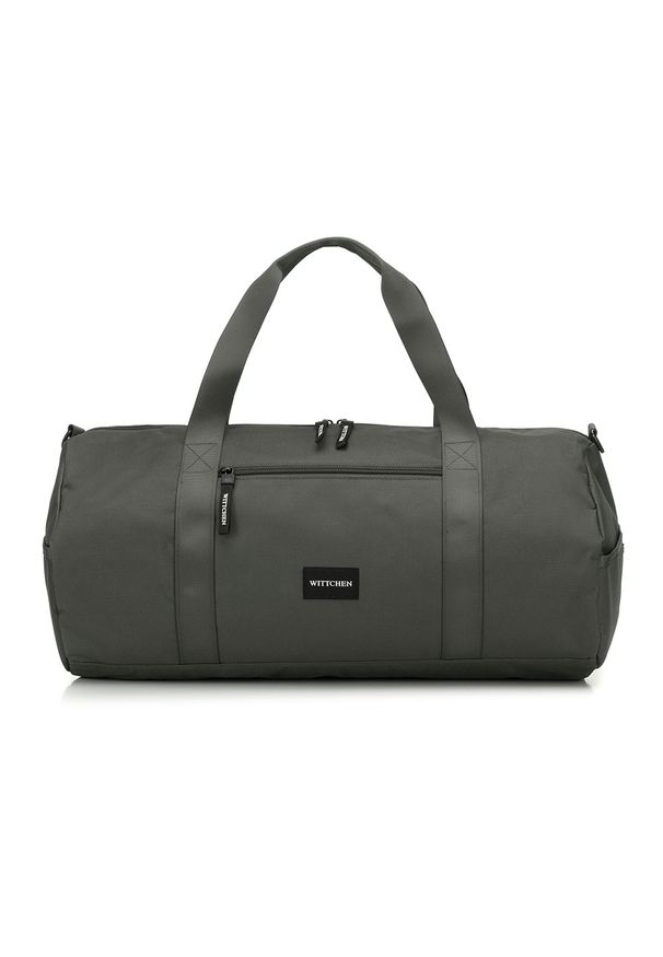 Wittchen - Torba podróżna basic duża. Kolor: szary. Materiał: poliester. Styl: sportowy, elegancki