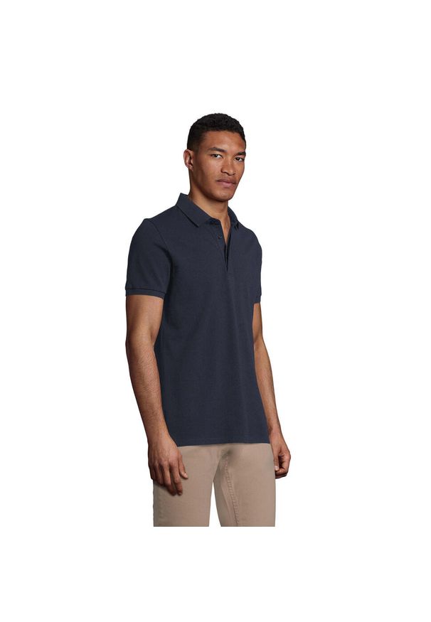 SOL'S - Polo Sol's Owen. Typ kołnierza: polo. Kolor: wielokolorowy, niebieski, czarny. Materiał: bawełna. Długość rękawa: krótki rękaw. Długość: krótkie