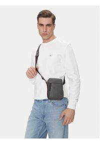 Calvin Klein Saszetka Cargo Reporter S Bag LV04G3080G Szary. Kolor: szary. Materiał: skóra