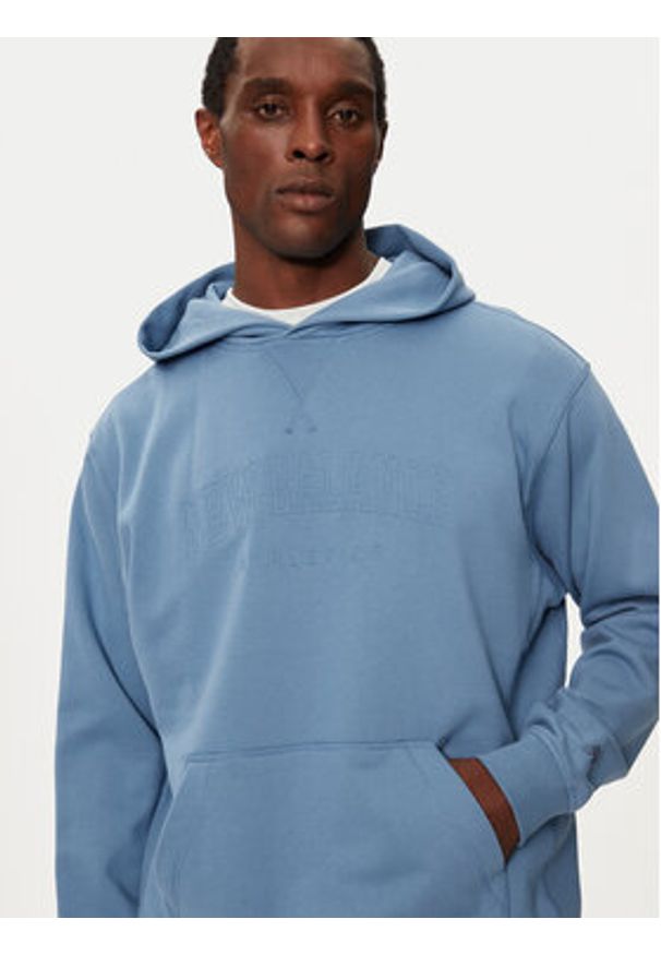 New Balance Bluza MT43500 Niebieski Regular Fit. Kolor: niebieski. Materiał: bawełna