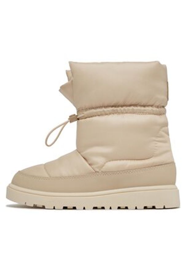 GANT - Gant Śniegowce Sannly Mid Boot 27548367 Beżowy. Kolor: beżowy. Materiał: materiał