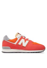 Sneakersy New Balance. Kolor: pomarańczowy