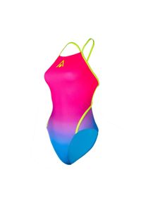Strój do pływania Aqua Sphere Multico. Kolor: różowy, niebieski, wielokolorowy