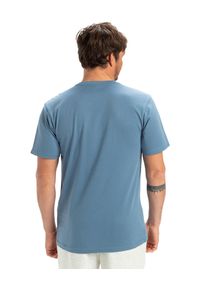 Quiksilver - Koszulka z krótkim rękawem dla Mężczyzn EVO BUBBLE WRAPPED Niebieski. Kolor: szary, niebieski, wielokolorowy. Materiał: materiał, bawełna. Długość rękawa: krótki rękaw. Długość: krótkie