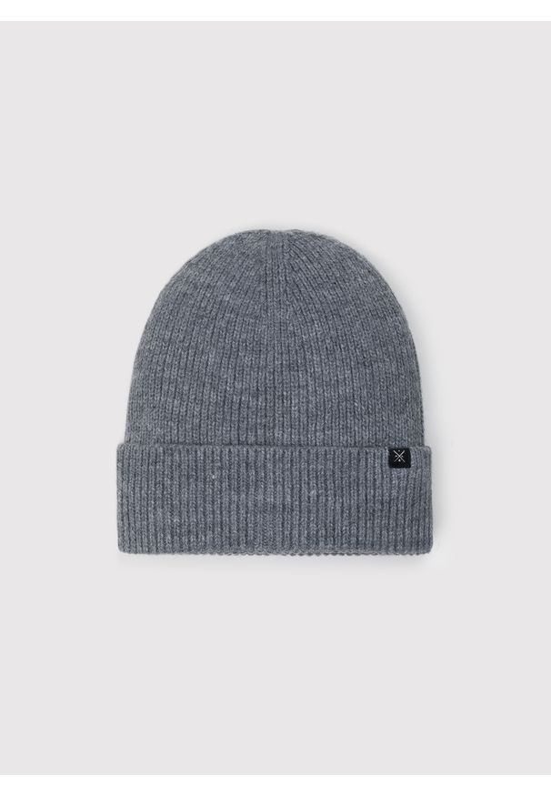 Pako Lorente - PAKO LORENTE – Szara czapka męska. Kolor: szary. Materiał: prążkowany. Sezon: zima. Styl: casual