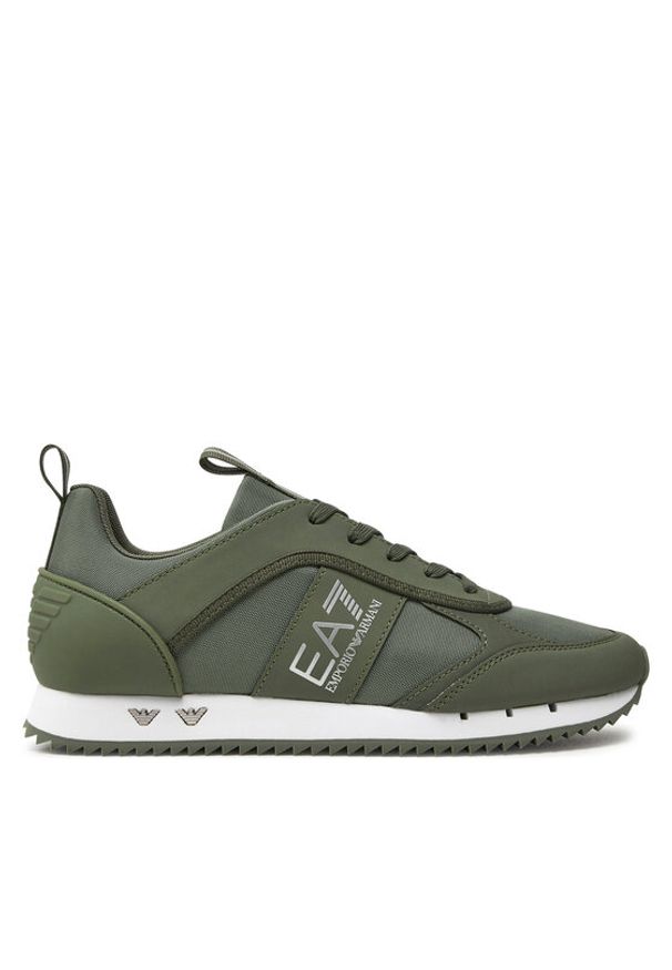 EA7 Emporio Armani Sneakersy X8X027 XK219 T528 Zielony. Kolor: zielony. Materiał: materiał