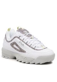 Fila Sneakersy Disruptor A Wmn FFW0092.13096 Biały. Kolor: biały. Materiał: skóra