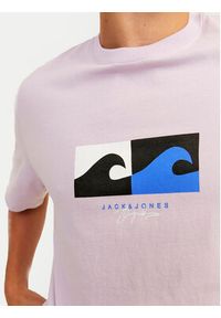 Jack & Jones - Jack&Jones T-Shirt Jormarbella 12255569 Fioletowy Relaxed Fit. Kolor: fioletowy. Materiał: bawełna #6