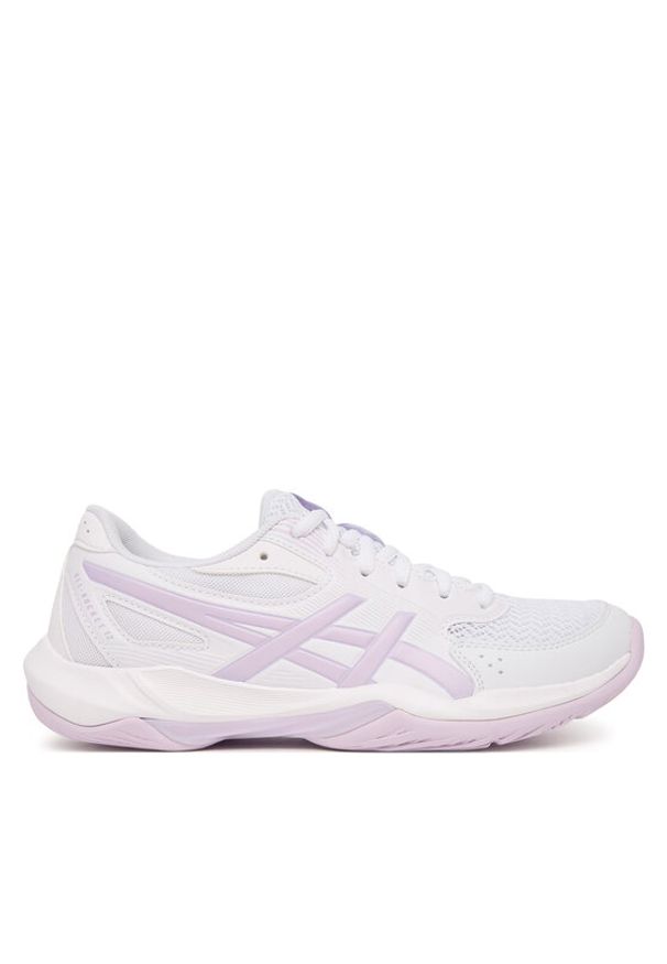 Asics Buty halowe Gel-Rocket 12 1072A119 Biały. Kolor: biały. Materiał: skóra