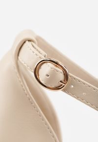 Renee - Beżowe Sandały na Szpilce z Kwadratowym Noskiem Padove. Okazja: na co dzień. Kolor: beżowy. Materiał: satyna. Obcas: na szpilce. Styl: casual #8