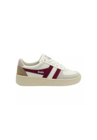 Buty do chodzenia damskie Gola Grandslam Trident 2024. Zapięcie: sznurówki. Kolor: biały. Materiał: materiał, syntetyk. Szerokość cholewki: normalna. Sport: turystyka piesza