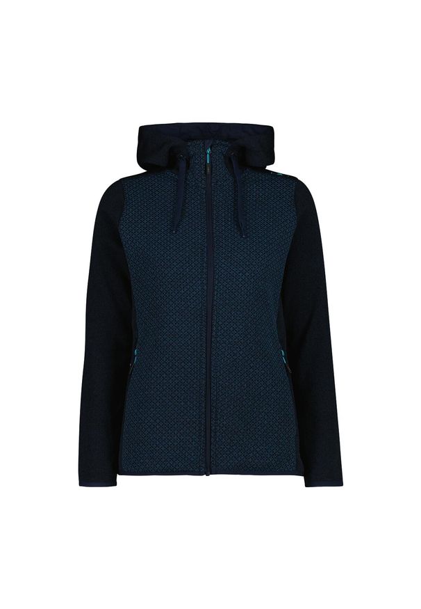 Bluza damska turystyczna CMP 35H5896. Kolor: niebieski. Styl: sportowy. Sport: turystyka piesza