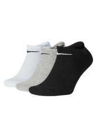 Nike - Skarpety Unisex Dla Dorosłych No Show Everyday (zestaw 3 Sztuk). Kolor: czarny, biały, wielokolorowy. Sport: turystyka piesza #1