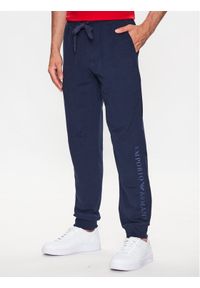 Emporio Armani Underwear Spodnie dresowe 111690 3R566 00135 Granatowy Regular Fit. Kolor: niebieski. Materiał: bawełna, dresówka #1