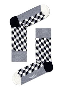 Happy-Socks - Happy Socks - Skarpetki Classic Black & White (4-pack). Kolor: czarny #3