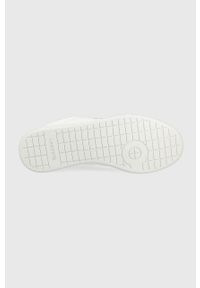 Lacoste sneakersy skórzane CARNABY EVO 0722 1 kolor biały. Nosek buta: okrągły. Zapięcie: sznurówki. Kolor: biały. Materiał: skóra. Model: Lacoste Carnaby Evo. Sport: bieganie #4