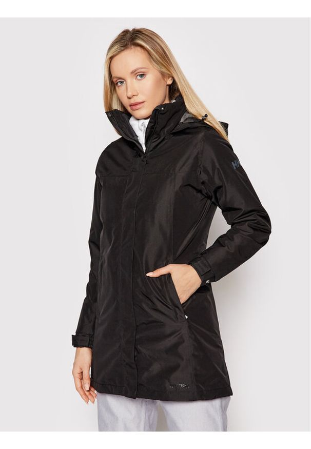 Helly Hansen Kurtka przeciwdeszczowa Aden 62649 Czarny Regular Fit. Kolor: czarny. Materiał: syntetyk