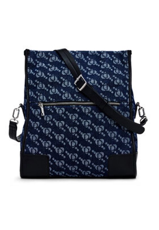 Desigual Torebka Arco Lovert 24WAXA38 Granatowy. Kolor: niebieski
