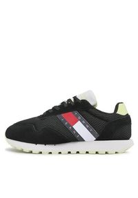 Tommy Jeans Sneakersy Retro Runner Mesh EM0EM01172 Czarny. Kolor: czarny. Materiał: materiał