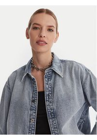 G-Star RAW - G-Star Raw Koszula jeansowa D26853-D536-G339 Niebieski Oversize. Kolor: niebieski. Materiał: bawełna, jeans #7