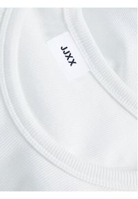 JJXX Top Flora 12200400 Biały Slim Fit. Kolor: biały. Materiał: bawełna #5