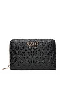 Guess Mały Portfel Damski SWGG96 26140 Czarny. Kolor: czarny. Materiał: skóra