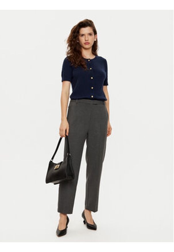 TOMMY HILFIGER - Tommy Hilfiger Chinosy WW0WW44090 Szary Regular Fit. Kolor: szary. Materiał: syntetyk