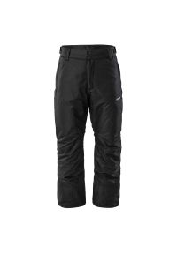 Hi-tec - Spodnie narciarskie męskie Hi-Tec Miden - czarne, Rozmiar M. Kolor: czarny. Materiał: poliester, materiał. Sezon: zima. Sport: narciarstwo #1