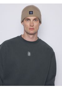 Reserved - Bluza z haftem - jasny zielony. Kolor: zielony. Materiał: dzianina, bawełna. Wzór: haft #1