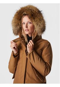 Woolrich Kurtka zimowa Arctic Raccoon CFWWOU0548FRUT0001 Brązowy Regular Fit. Kolor: brązowy. Materiał: syntetyk. Sezon: zima